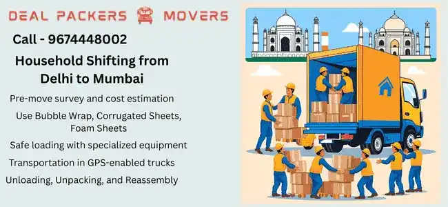 Delhi to Mumbai Packers and Movers