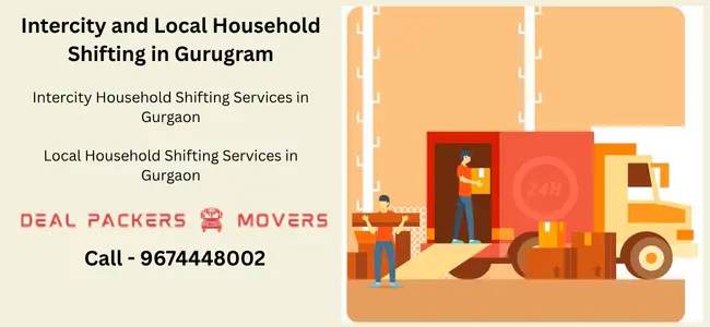 Intercity Household Shifting in Gurgaon - Local Household Shifting in Gurgaon