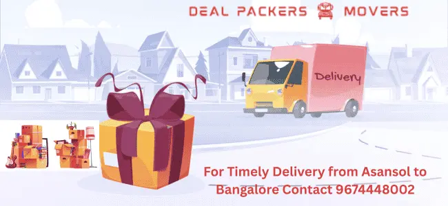 Best Packers and Movers from Asansol to Bangalore