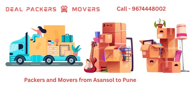 Best Packers and Movers from Asansol to Pune